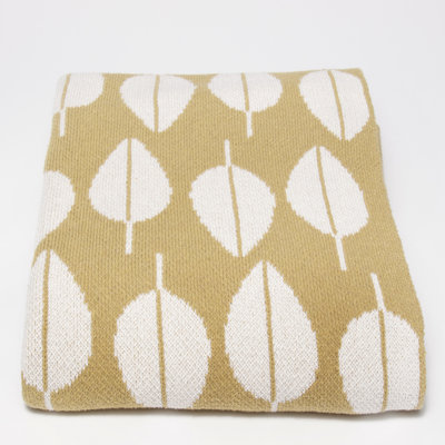 In2Green Tea Leaf Cotton Throw