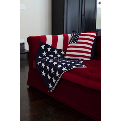 In2Green USA Flag Cotton Throw