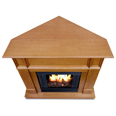 Camden Ventless Gel Fuel Corner Fireplace