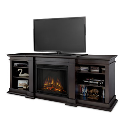 Real Flame Fresno 72" TV Stand with Electric Fireplace