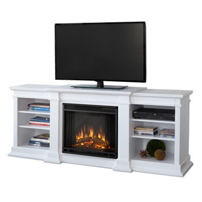 Real Flame Fresno 72" TV Stand with Electric Fireplace