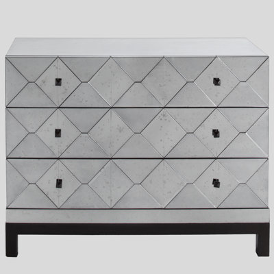 Carlyle 3 Drawer Mirrored Dresser by Brownstone Furniture -image