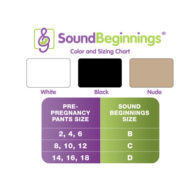 Sound Beginnings Extra Large Pre-Natal Sound Delivery Device in Black