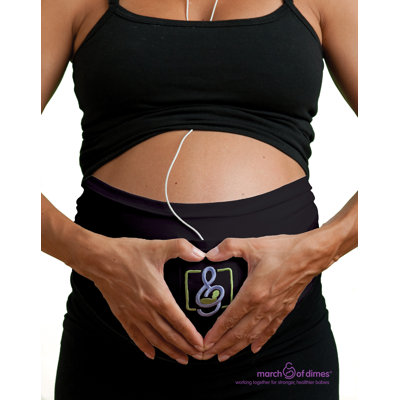 Sound Beginnings Extra Large Pre-Natal Sound Delivery Device in Black