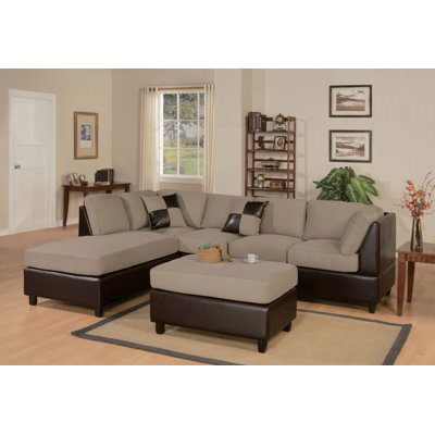 Poundex Bobkona Modular Sectional