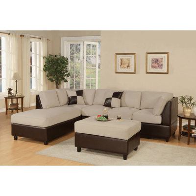 Poundex Bobkona Modular Sectional