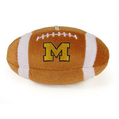 Sporty K9 NCAA Plush Dog Football Toy