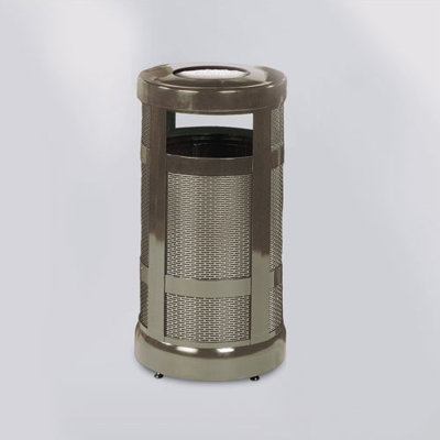 Rubbermaid Commercial Products Architek 17 Gallon Radius Ash Urn Trash Receptacle