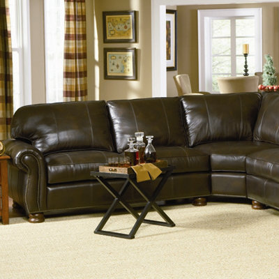 Charles Schneider Furniture Lincoln Leather Sectional