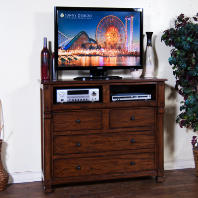 Santa Fe 4 Drawer Media Chest by Sunny Designs -image