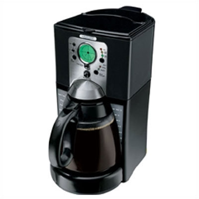 12-Cup Programmable Coffee Maker in Black