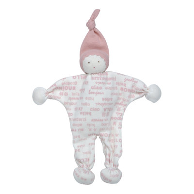 Under the Nile Hello Goodbye Print Baby Buddy Toy