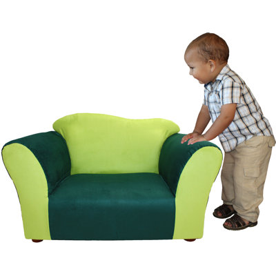 Fantasy Furniture Kid's Wave Microsuede Chair