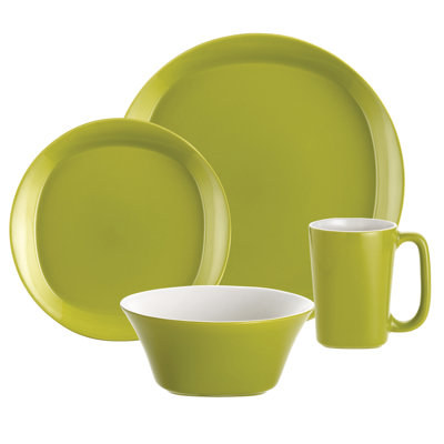 Rachael Ray Round and Square 16 Piece Dinnerware Set
