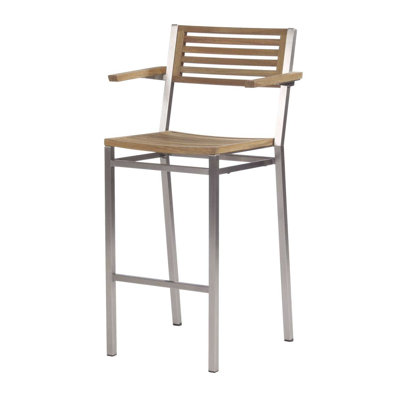 Barlow Tyrie Teak Equinox 2-Seat Outdoor High Dining Set