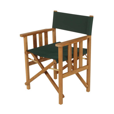 Barlow Tyrie Teak Safari Natural Folding Director Chair