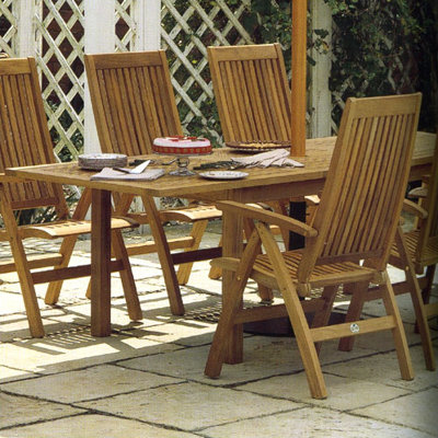 Barlow Tyrie Teak Monaco 9 Piece Dining Set