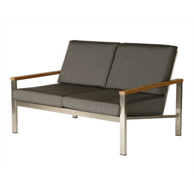 Barlow Tyrie Teak Equinox Loveseat with Cushions