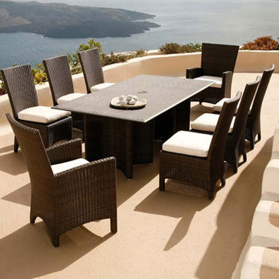 Barlow Tyrie Teak Savannah 9 Piece Dining Set