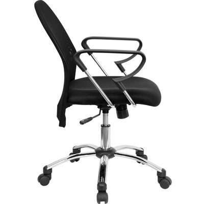 Flash Furniture Mid-Back Mesh Office Chair with Chrome Base