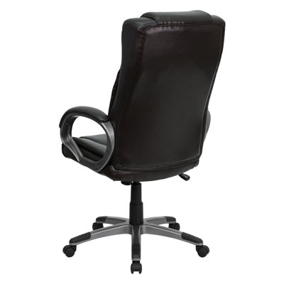 Flash Furniture Double Padded High-Back Office Chair with Titanium Base