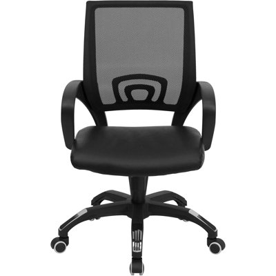 Flash Furniture Mid-Back Leather Task Chair