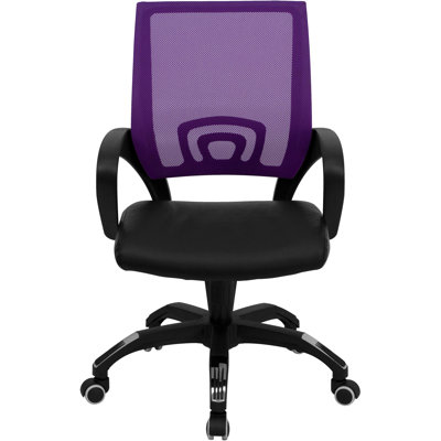 Flash Furniture Mid-Back Leather Task Chair