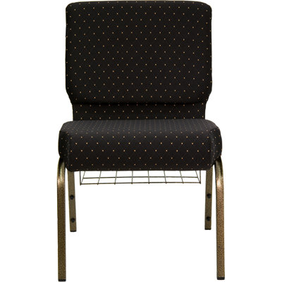 Flash Furniture Hercules Series 21'' Extra Wide Stacking Church Chair with 4'' Thick Seat