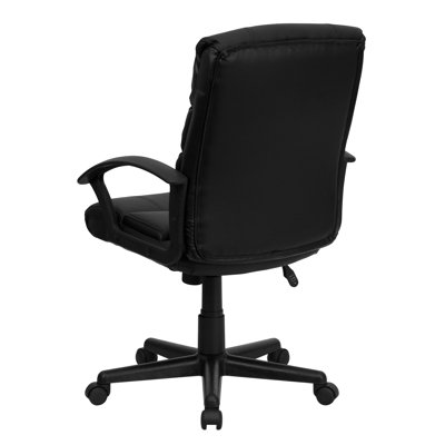 Flash Furniture Mid-Back Leather Chair