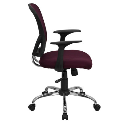 Flash Furniture Mid-Back Mesh Office Chair with Chrome Base