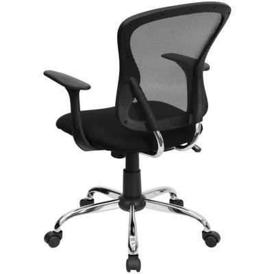 Flash Furniture Mid-Back Mesh Office Chair with Chrome Base