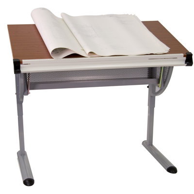 Flash Furniture Adjustable Melamine Drafting Table