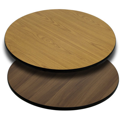 Flash Furniture Round Reversible Laminate Table Top