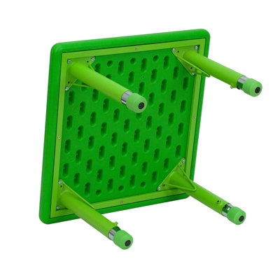 Flash Furniture Square Height Adjustable Plastic Activity Table
