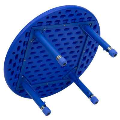 Flash Furniture Round Height Adjustable Plastic Activity Table