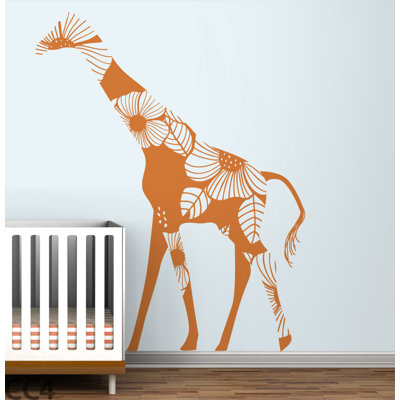 LittleLion Studio Fauna Floral Giraffe Wall Decal