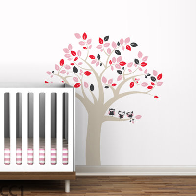 LittleLion Studio Owl Tree Wall Decal