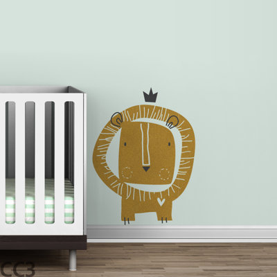 LittleLion Studio Baby Zoo Lion King Wall Decal