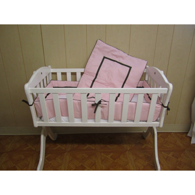 Baby Doll Bedding Hotel Style Cradle Bedding Set