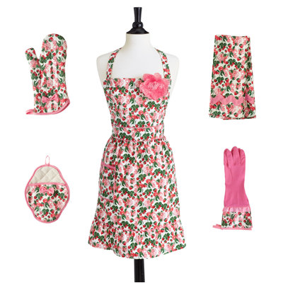 Jessie Steele Berries Jubilee Bib Courtney Apron