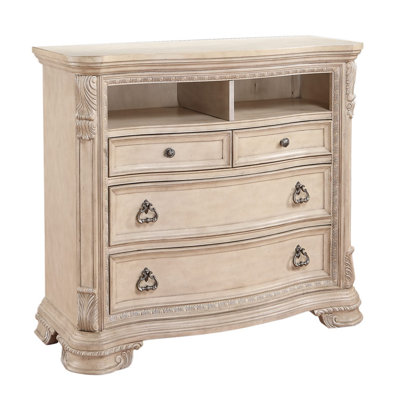 Riviera 4 Drawer Media Chest by Emerald Home Furnishings -image