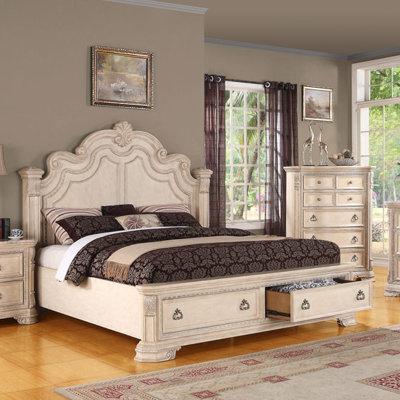 Riviera Storage Panel Bed by Emerald Home Furnishings -image