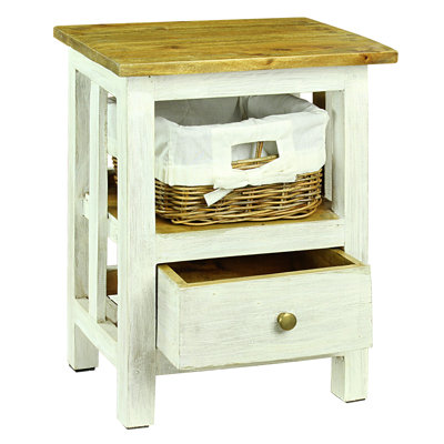 Click To Image : Mirabelle 1 Drawer Nightstand by Antique Revival Now