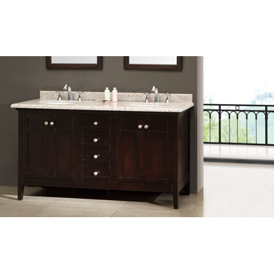  Decors Amsterdam 60quot; Double Bathroom Vanity Set amp; Reviews  Wayfair