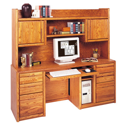 Martin Home Furnishings Contemporary 36" H x 66.75" W Desk Hutch