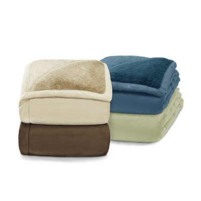 ComfortTech 3M Cyprus Thinsulate Micromink Blanket in Pearl