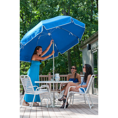 7.5' Steel Heavy Patio Umbrella with Crank and Tilt