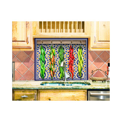 LMT Tile Murals Chili Peppers Kitchen Tile Mural