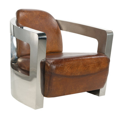 Moe's Home Collection London Leather Chair