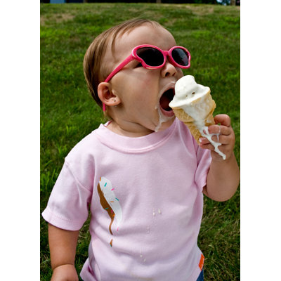 Uh-Oh Industries The Messy Line - Double-Dip Slip Infant Bodysuit Shirt